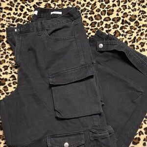 Black Cargo Pants